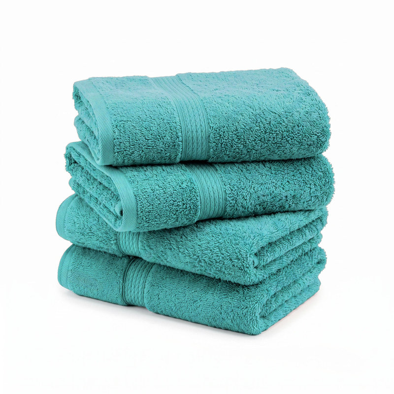 Coton luxueux et hautement absorbant Renata, Turquoise