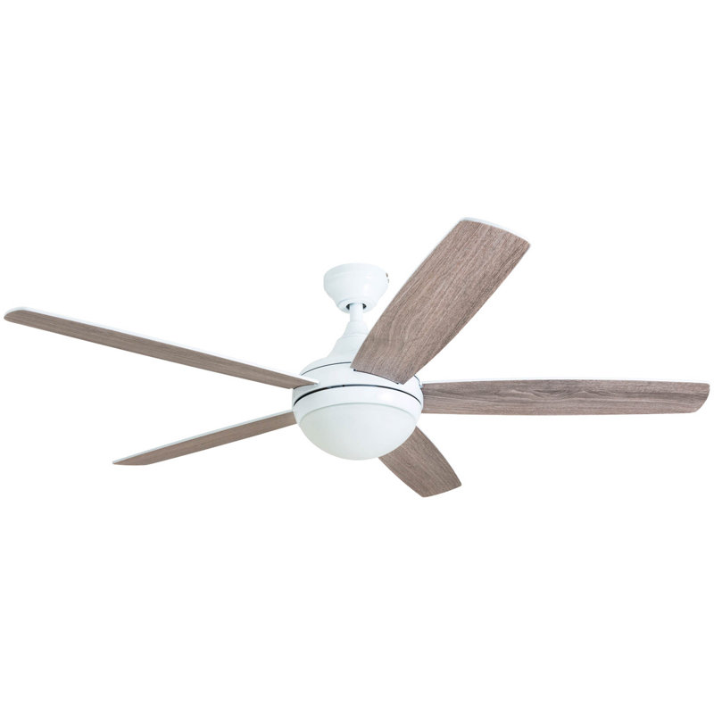 Ashby 52" Ceiling Fan with LED Light, White