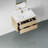Floating Bathroom Storage Cabinet with Stone Resin Countertop-1433560990