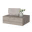 Table de chevet flottante murale gris clair-1800556050-1783699745