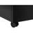 Black Laminate Rolling File Container, For Neat Office Organization Cabinet In Laminate, With Adequate Storage Drawers