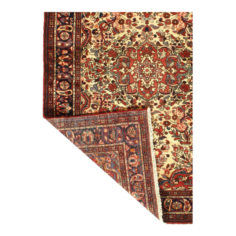 Canvello Silkroad Sarouk Modern Vintage Rug - 4'8" X 6'10"