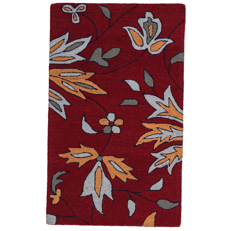 Tapis bordeaux Noell