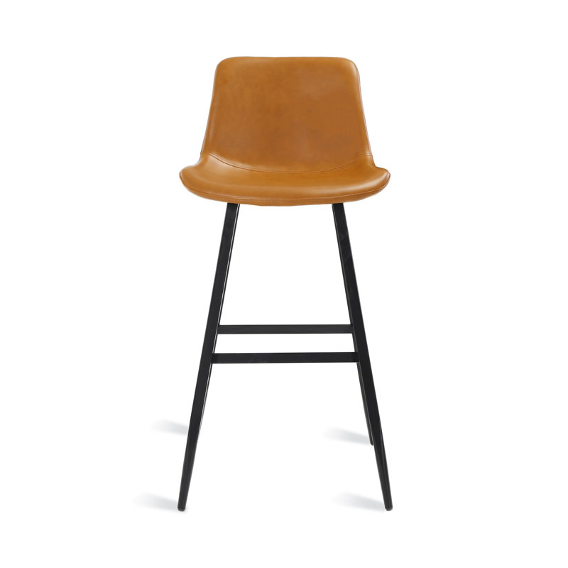Tabouret de bar et de comptoir Rasnick, Brun whisky, Tabouret de bar (siège d'une hauteur de 30 po)