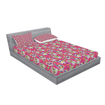 Microfiber Floral Sheet Set