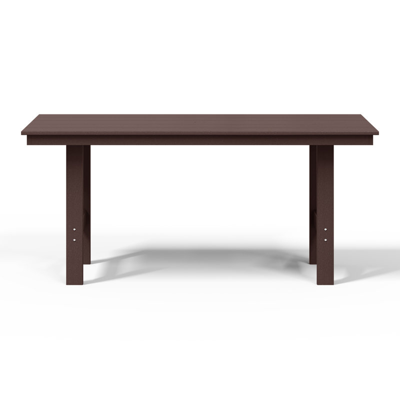 Table de salle à manger 34x66, Marron foncé