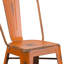 Commercial Grade Distressed Metal Indoor-Outdoor Counter Height Stool with Back-1728823571-1728823598