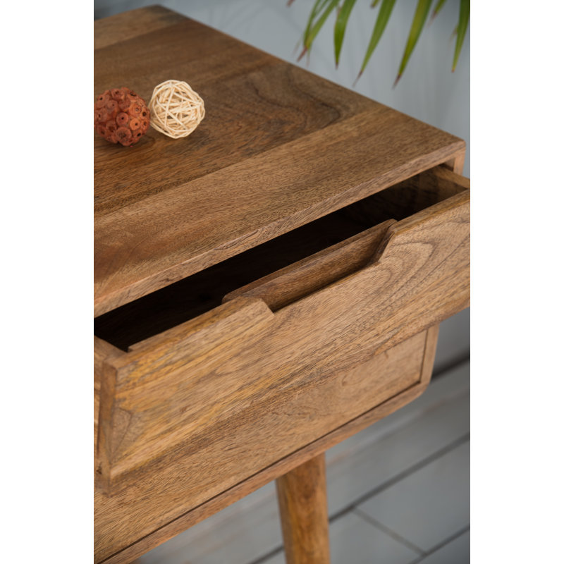 Surya Solid Wood End Table