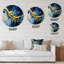 Horloge murale en métal Sunlight Breaking In The Waves III-93381306