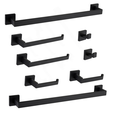 8 - Piece Bathroom Hardware Set