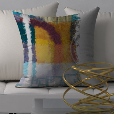 Abstract Throw Pillow
