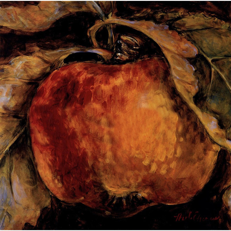 Rouge pomme, H 20 po x l 20 po