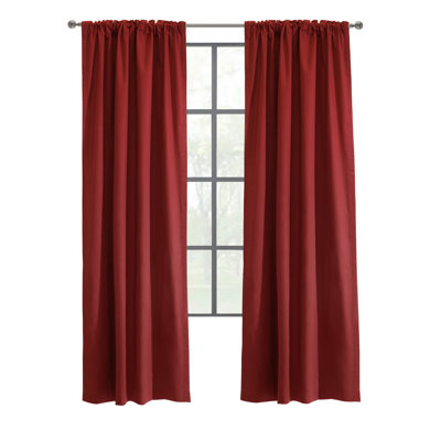 Weathermate Topsions Room Darkening 100% Cotton Curtain Panels