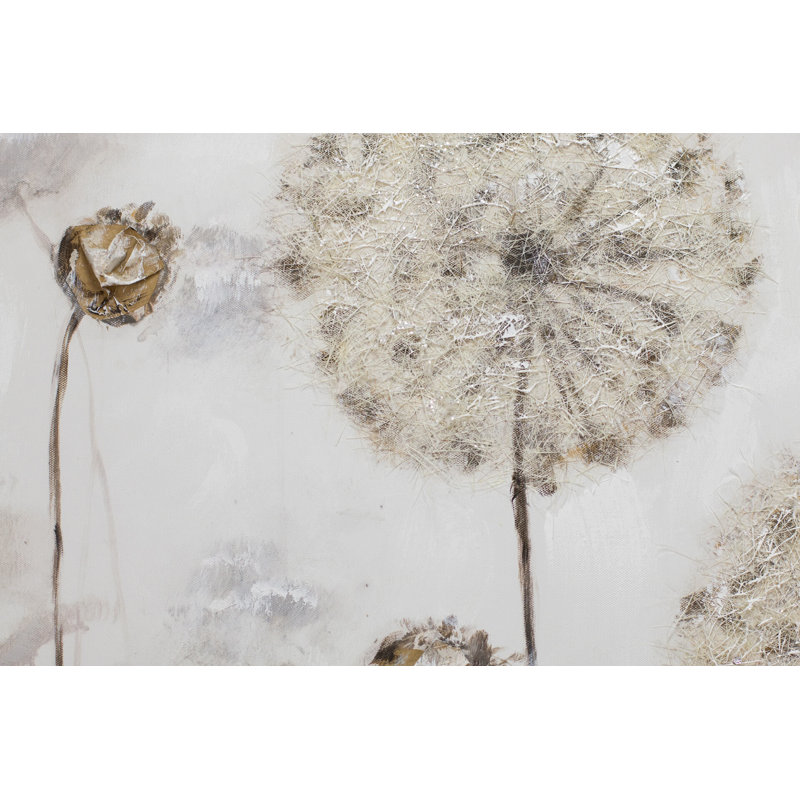 Hand -painted Delicate Meadow Acrylic Painting