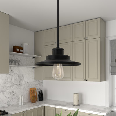 Luminaire suspendu pour îlot de cuisine à 1 lumière Forksville