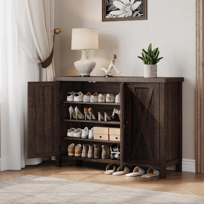 26 Pair Shoe Storage Cabinet
