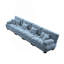 Canapé modulaire à 4 places, canapé modulaire à assise profonde-1807168702