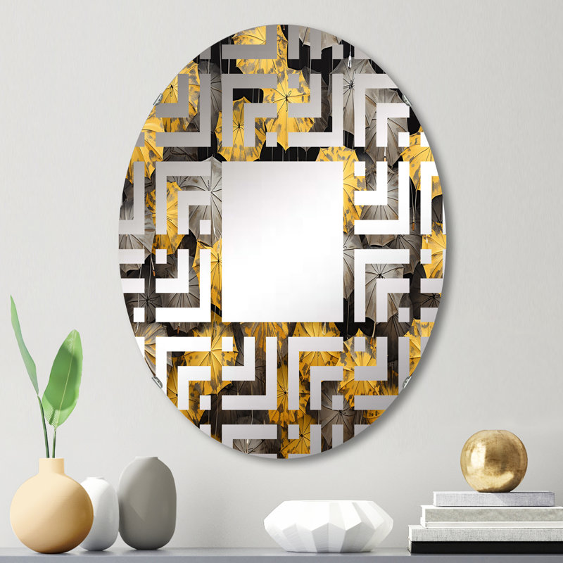 Oval Wall Mirror, 29.5" x 19.6"