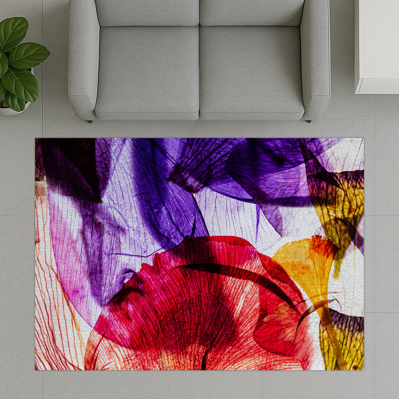 Abstract Area Rug, Rectangle 90 x 150 cm