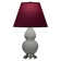 Petite lampe d'appoint à double gourde