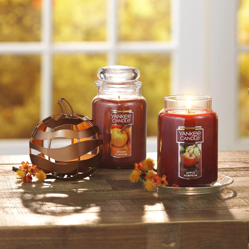 Apple Pumpkin Scented Jar Candle