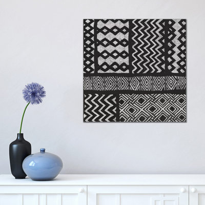 Kuba Abstract, B&W IV by Sue Schlabach - Wrapped Canvas Print