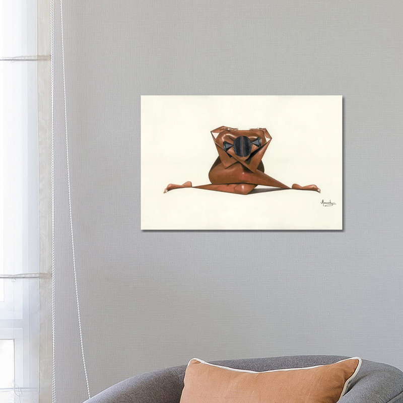 Black Diamond II by Manasseh Johnson - Wrapped Canvas Painting, 66.04 cm H x 45.72 cm W x 3.175 cm D