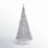 Silver 7.5' Pre-Lit Pine Christmas Tree
