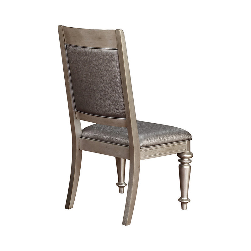 Chaise d'appoint capitonnée Polygala en gris