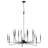 Okeefe 16 - Light Iron Dimmable Chandelier