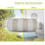 Coussin décoratif vertical à rayures verticales-547401589