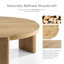 Table basse ronde en bois Blitar -1590227966