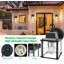 Matte Black 21cm H Outdoor Sconce