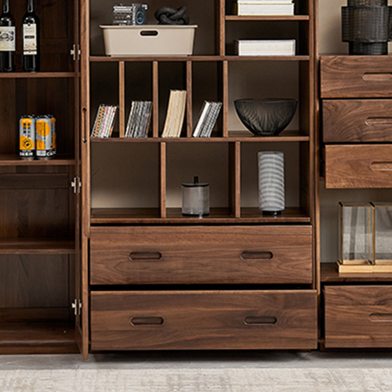 Light luxury solid wood bookcase