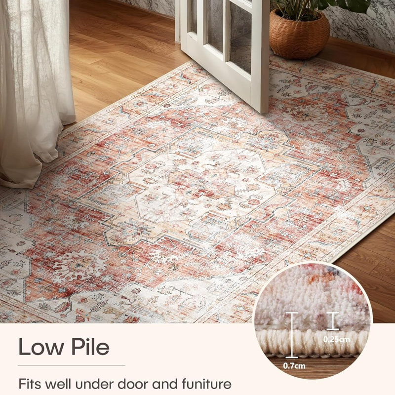 Floral 60cm X 90cm Area Rug
