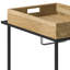 Chariot de bar Simons - 61 cm (24 po) - Naturel