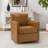 Arsim 29'' Wide Genuine Leather Top Grain Leather Swivel Club Chair-49819165