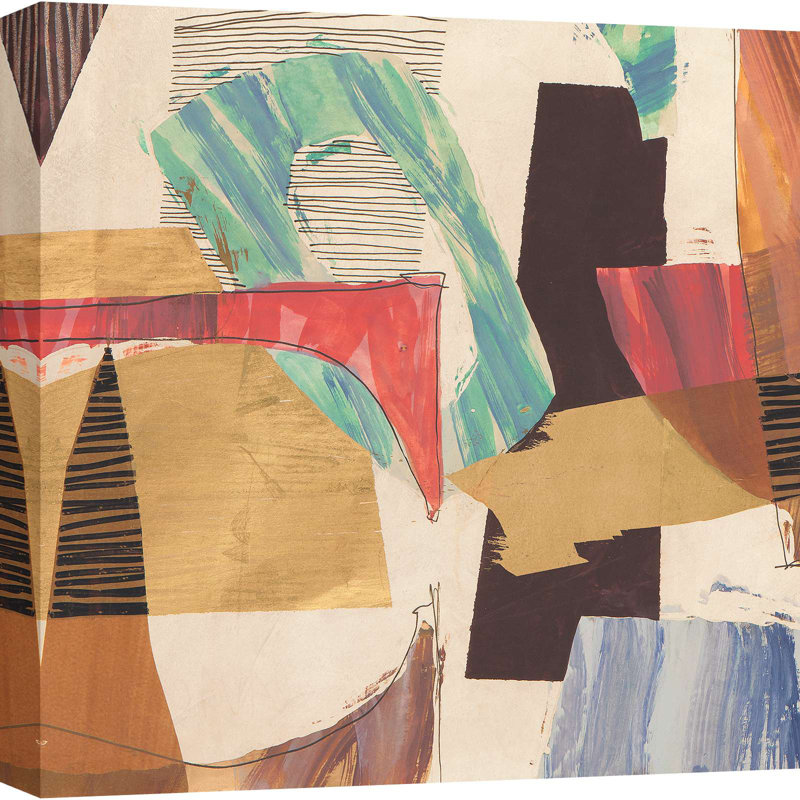 Modern Abstract: Bebop I By Sven Dorn by Sven Dorn - Wrapped Canvas Print, 50cm H x 50cm W