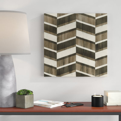 «Driftwood Geometric VII», impression sur toile