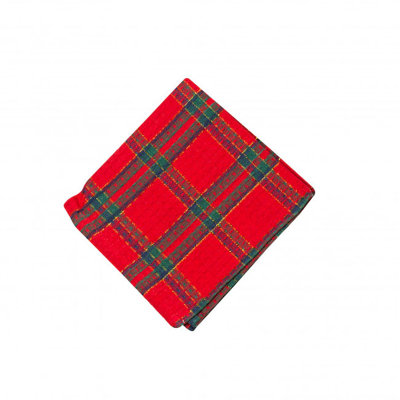 Cotton Checkered Waffle Dish Cloth Kitchen Towel
