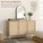 Sideboard Cabinet with Storage Drawers Adjustable Shelves,wood-690423639
