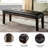 Bartons Bluff Faux Leather Upholstered Bench