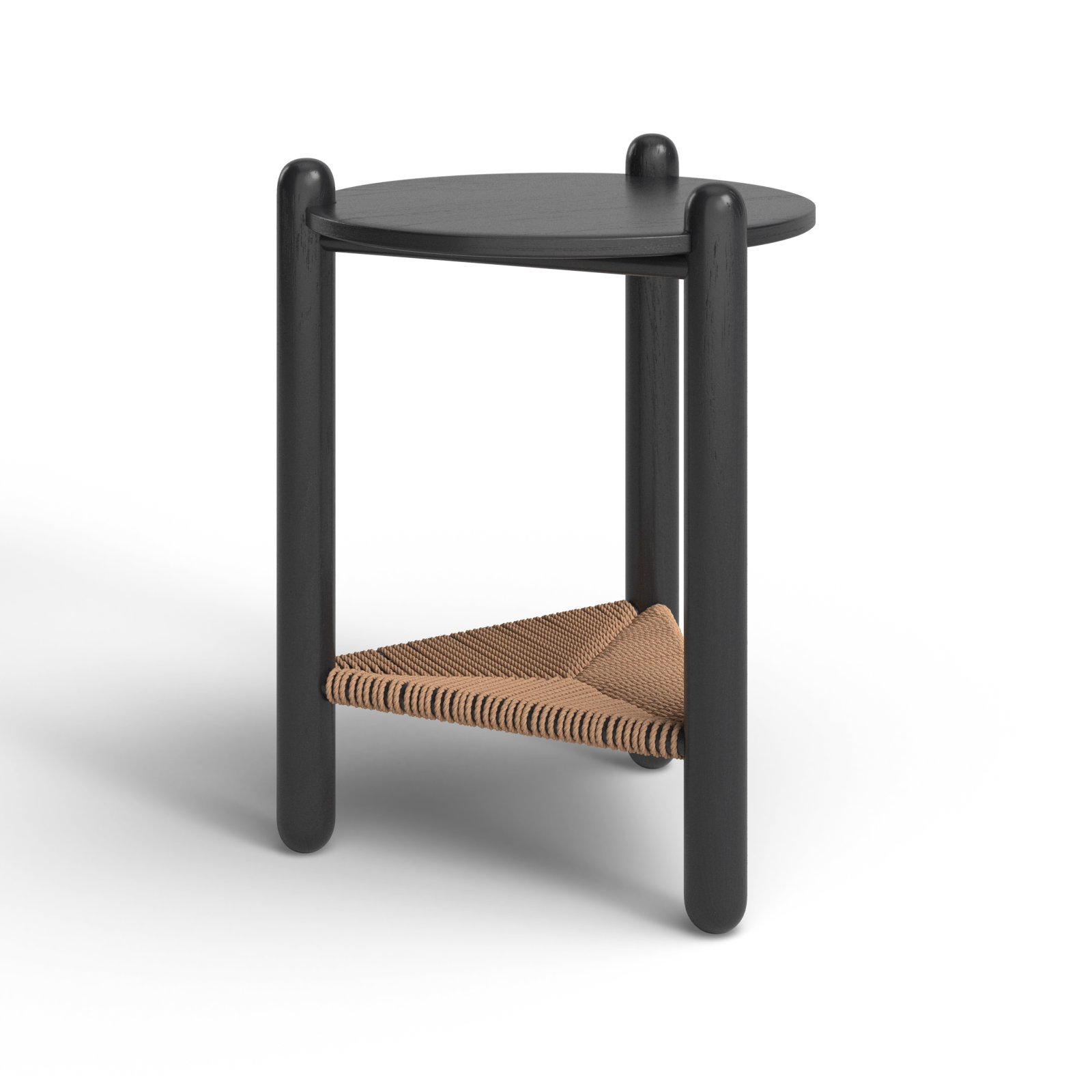 Trish End Table, Black, Black