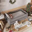 Lit plateforme simple en bois massif avec garde-corps, lits simples convertibles-615259275