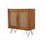Chetram Rattan 80 Cm Wide Solid Wood Sideboard