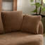 Canapé large recouvert recouvert d'une housse moderne en chenille-836733397