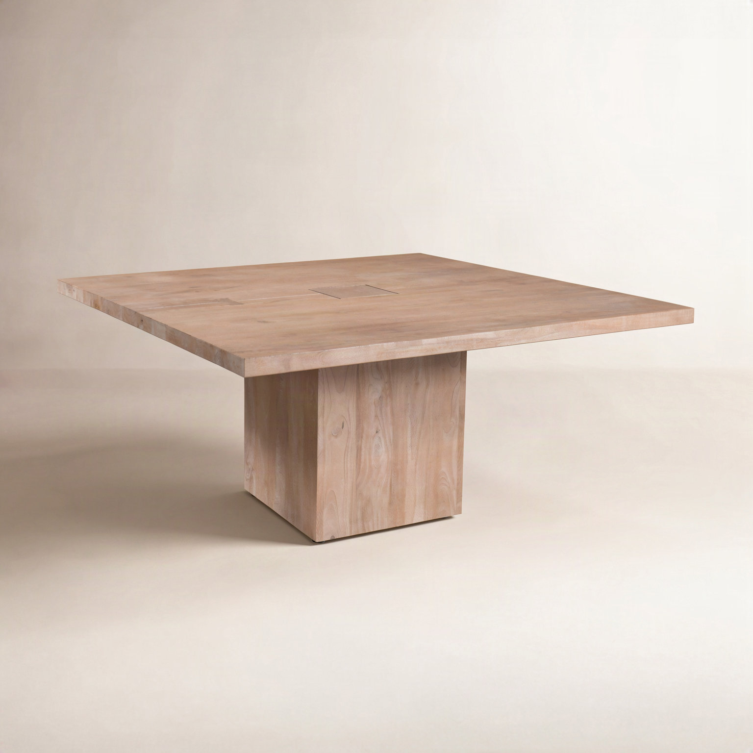 60" Square Mango Dining Table