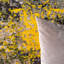 Tapis abstrait jaune / gris / mauve Eddins-1960069435