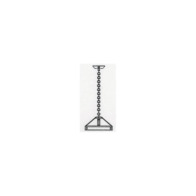 Prairie 1 - Light Pendant, Pewter, Clear Seedy, 10.38" H x 15" W