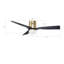 Ventilateur de plafond intelligent d'intérieur / extérieur Spezia, ensemble d'éclairage à DEL à intensité variable et télécommande, fonctionne avec l'assistant Google, Amazon Alexa et les raccourcis Siri.-214550451-214550446-214550444